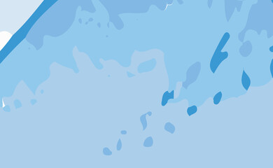 Abstract hand drawn background with Untidy Shapes