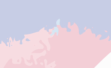 Abstract hand drawn background with Untidy Shapes