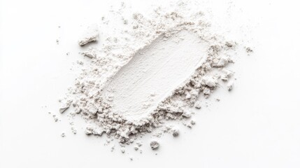 Fototapeta premium Face powder, white backdrop