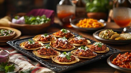 Tostadas with Tinga