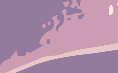 Abstract hand drawn background with Untidy Shapes