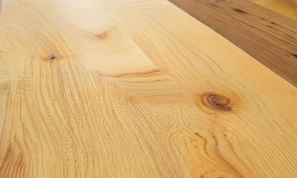 Light teak wood texture with knots Video
