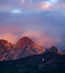 landscape in the mountains