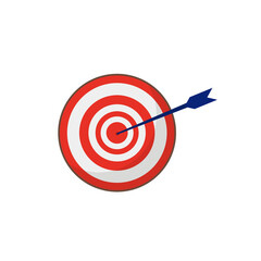 The target with arrow