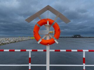 2024-04-11; Baltic Sea embankment puck poland