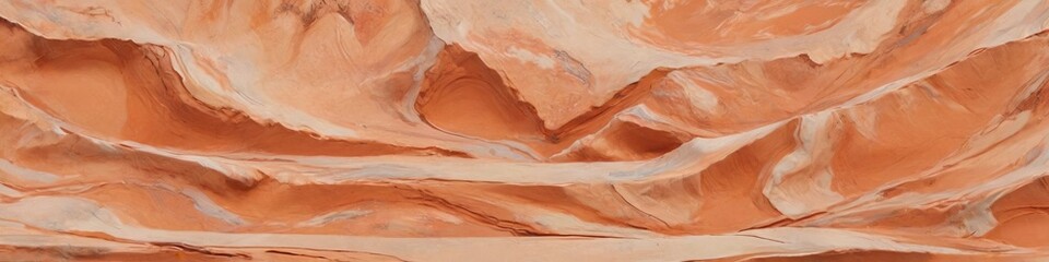 Muted peach and soft terracotta evoke feelings of warmth and comfort, reminiscent of clay pottery and natural landscapes, Generative AI