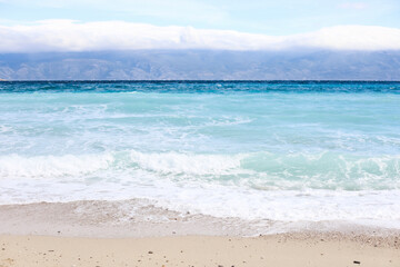 Croatia, Krk island. sea in autumn. vacation by the sea
