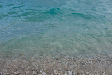 Croatia, Krk island. sea in autumn. vacation by the sea