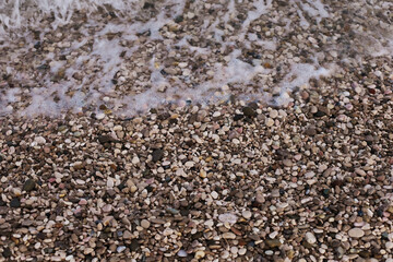 Croatia, Krk island. sea in autumn. vacation by the sea