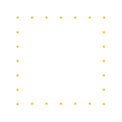 Daisy flower border frame template design. Suitable for poster, card, invitation, flyer. Flat decorative vector design isolated illustration.