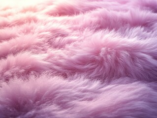 Fototapeta premium Purple fluffy fur texture background with soft light