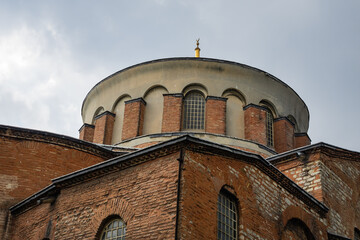 Three-Nave Basilica Holy Peace (Hagia Irene) located in the outer courtyard of Topkapi Palace is...