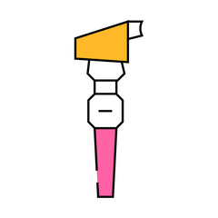 retinoscope ophthalmology line icon vector. retinoscope ophthalmology sign. isolated symbol illustration