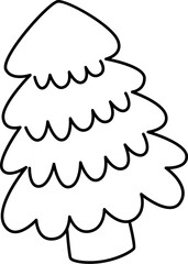 Lined Christmas Tree