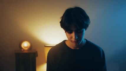 Teenager experiencing bipolar disorder mood swings