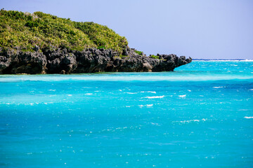 Fototapeta premium 与論島の海