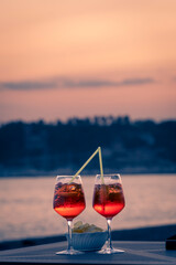 Spritz, aperitif, beach, sunset. What else?