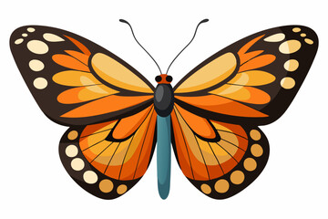  Cute Butterfly  vector   art illustration