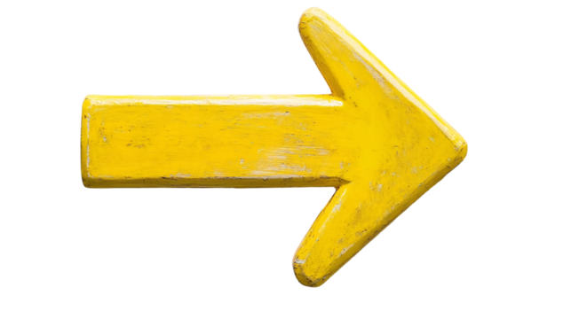 A yellow arrow pointing to the right. Generative ai
