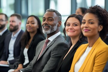 Obraz premium A Company Meeting With Employees of All Backgrounds Participating, Freelance, Business, Marketing, Finance, Employees