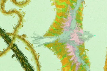 A woman smiled and revealed her big white teeth