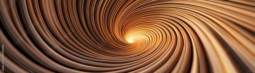 Poster an abstract image showcasing a swirling pattern of warm colors, creating a sense of depth and motion