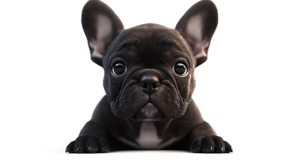 A black dog with a black nose and brown ears is laying on its back