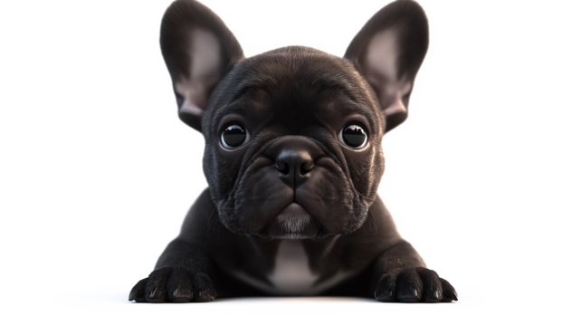 A black dog with a black nose and brown ears is laying on its back