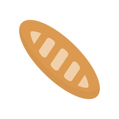 French baguette icon. French bread icon. Vector.