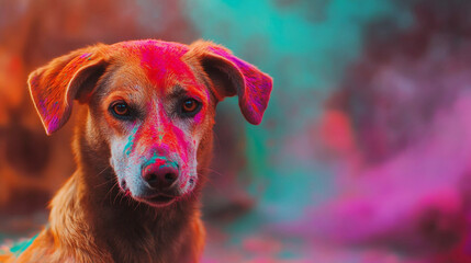 Playing holi with stray dogs, animal cruelty