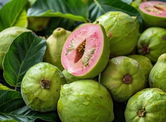 guava fruit in market for sale