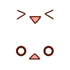 emoji face illustrator icon for social media needs that express your design