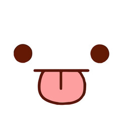 emoji face illustrator icon for social media needs that express your design