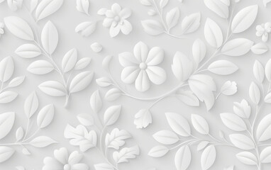 Fototapeta premium Retro style floral texture art background