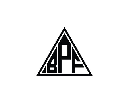 BPF logo design vector template. BPF