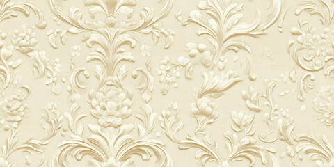 Retro style floral texture art background
