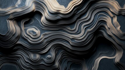 Obraz premium A dynamic Earth science-themed background with topographical maps, tectonic plates, and weather patterns. For geology or meteorology presentations, card, invitation, web, social media, advertising.