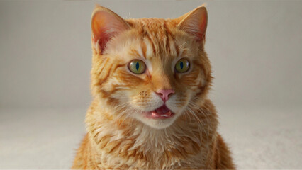 Obraz premium red cat portrait