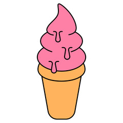 strawberry ice cream
