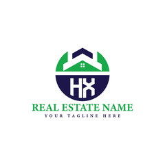Real Estate Company Logo with House Icon