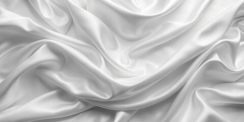 Fototapeta premium Clean white textile background Silk cloth texture Fabric pattern Eye Level, cloth, texture, textile, plain, elegant, natural, smooth, sophisticated, neutral, background, fabric, soft, white