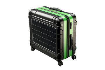 Smart Suitcase with Integrated Solar Panel