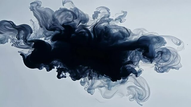 ink transition splatter effect moves dynamically left right creatingbeautiful abstract painting animation background perfect contemporary artistic projects 4K rendering alpha art black bleed blob