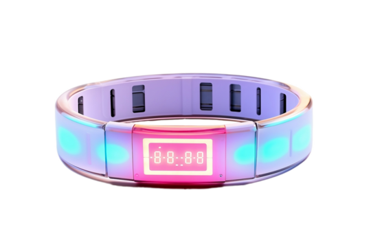 Futuristic Wristband Projecting Holographic Interface