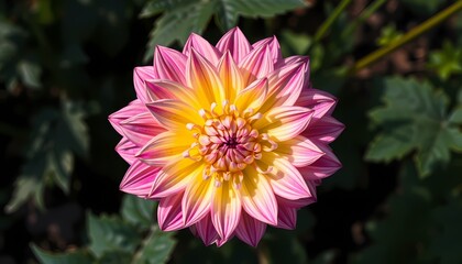 Dahlia: Top View Full Length