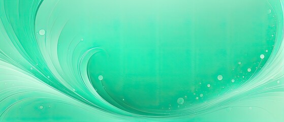 Fototapeta premium Abstract Green Swirl Background