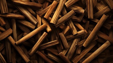 Aromatic Wooden Sticks Background Texture