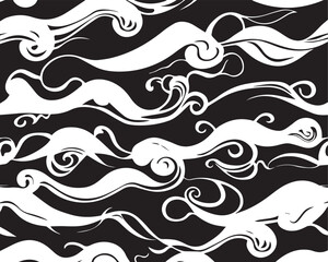Fototapeta premium seamless pattern with waves