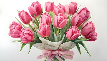 Fototapeta premium Lovely tulips.