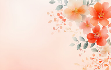 Vintage floral texture art background
